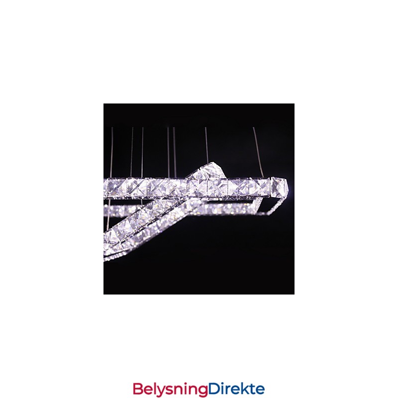 Moderne, Moderne Krystallmetallpendellampe