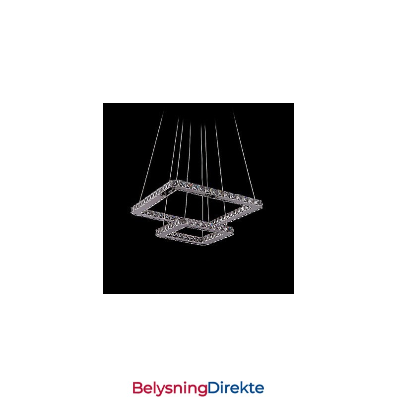 Moderne, Moderne Krystallmetallpendellampe