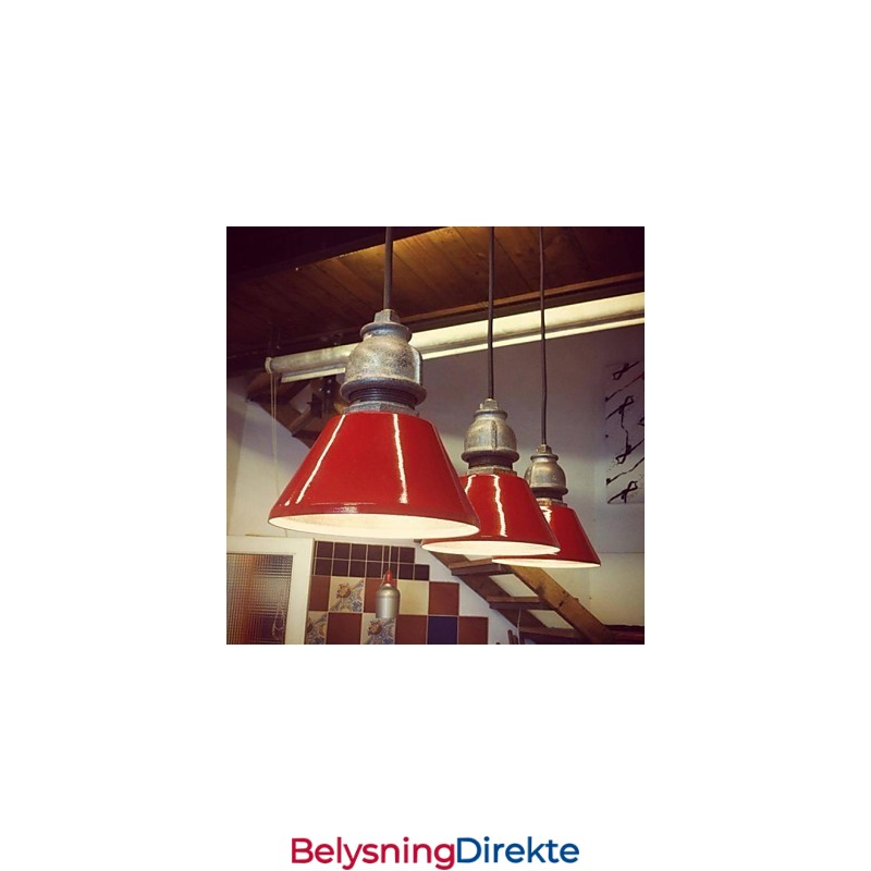 Vintage Landlig Metallpendellampe