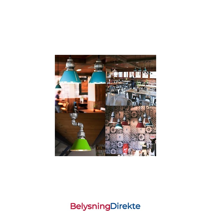 Vintage Landlig Metallpendellampe