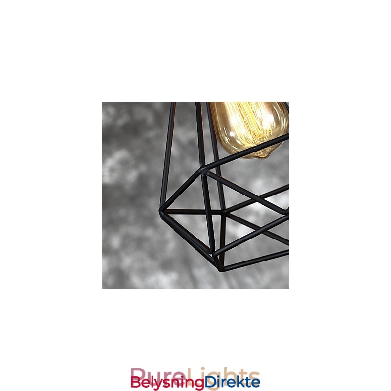 Amerikansk Liten Stål Fuglebur Anheng Vintage Retro Gjør-Det-Selv Dråpelampe Industriell Belysningsarmatur For Hjemmedekorasjon