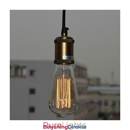 Tradisjonell Klassisk Vintage Mini-Stil Galvanisert Pendellampe