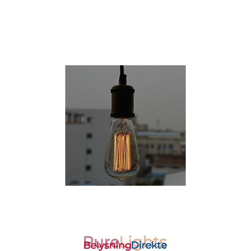 Tradisjonell Klassisk Vintage Mini-Stil Galvanisert Pendellampe