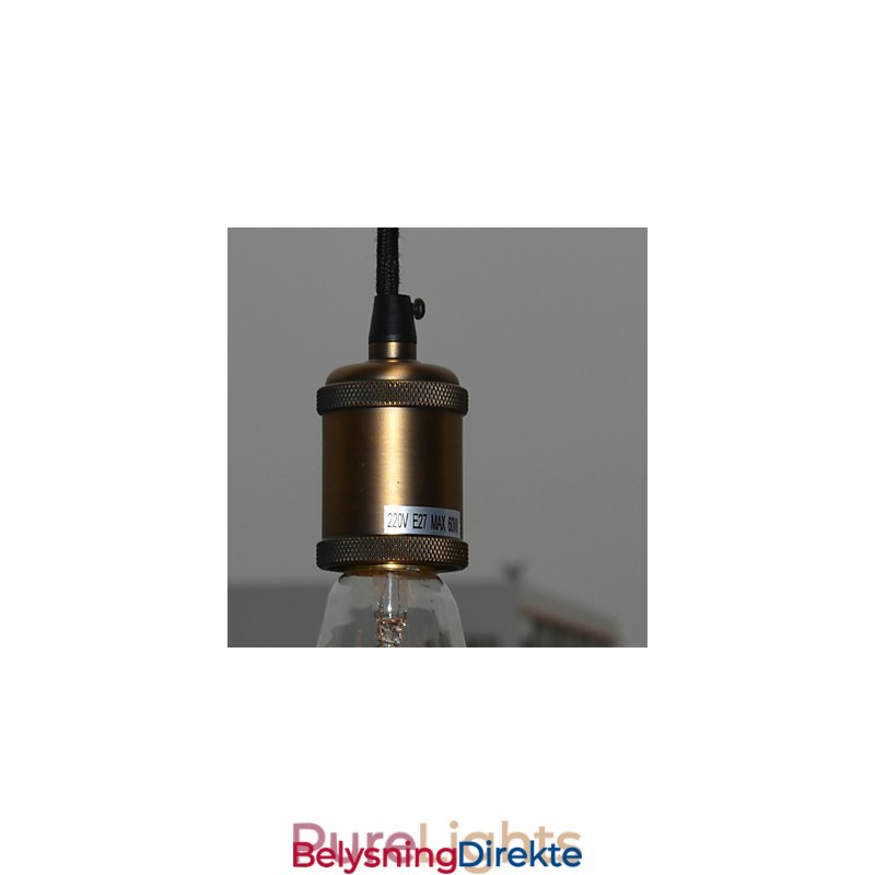 Tradisjonell Klassisk Vintage Mini-Stil Galvanisert Pendellampe