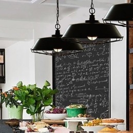 1 Lys Vintage Metall Pendellampe