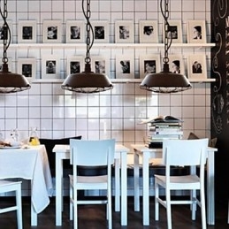 1 Lys Vintage Metall Pendellampe