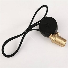 Amerikansk Retro Minimalistisk Enkel Kobberlysekronelampe