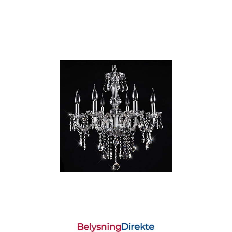 Tradisjonell Klassisk Vintage Krystall Galvanisert Krystalllysekrone