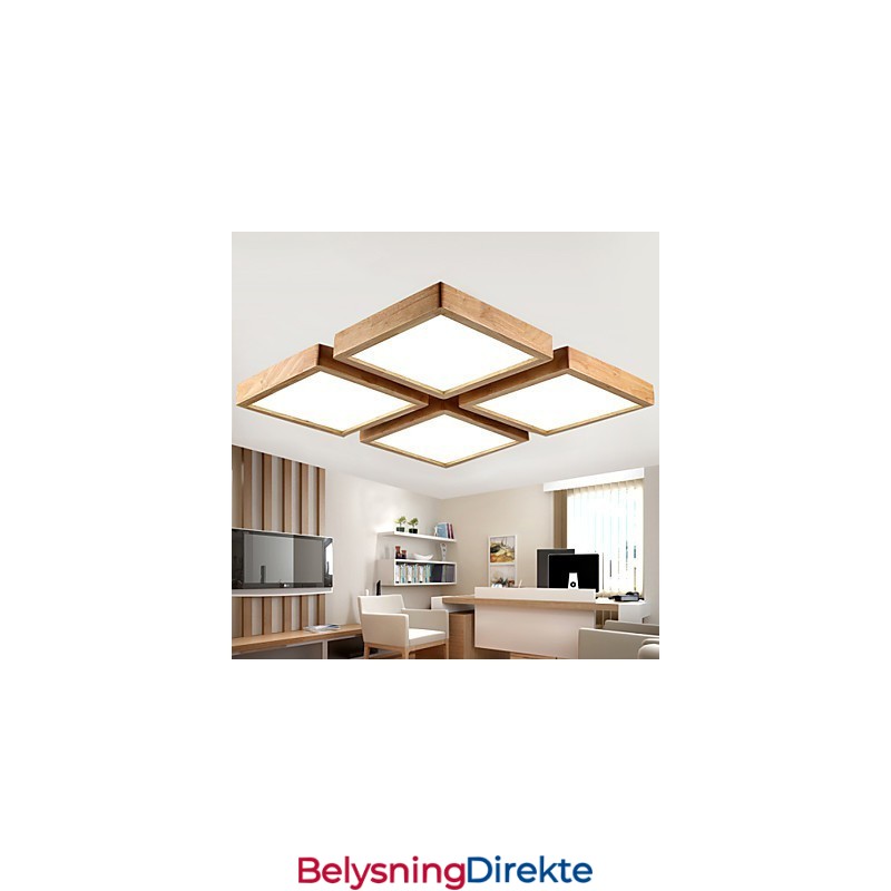 Moderne Samtids Landlig Ministil Andre Tre Bambus Pendellampe