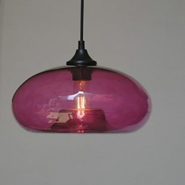 Moderne Karakteristisk Pendellampe Med 1 Lys Med Gjennomsiktig Skjerm
