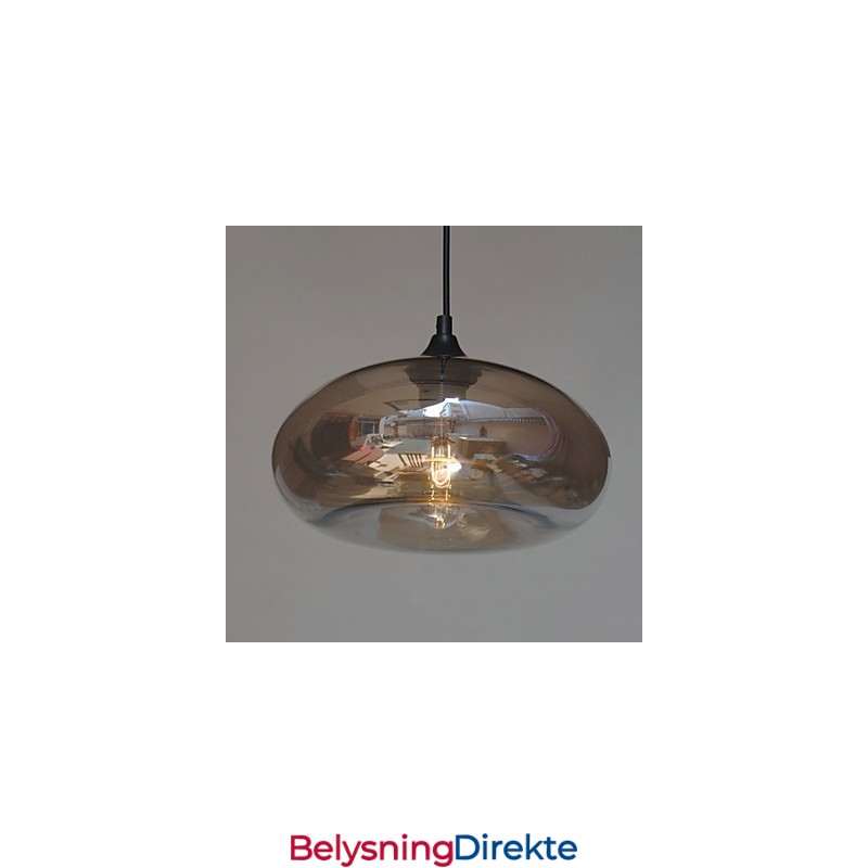 Moderne Karakteristisk Pendellampe Med 1 Lys Med Gjennomsiktig Skjerm