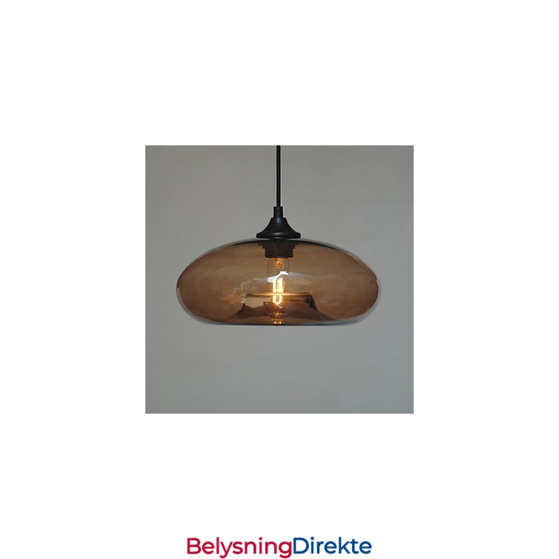 Moderne Karakteristisk Pendellampe Med 1 Lys Med Gjennomsiktig Skjerm