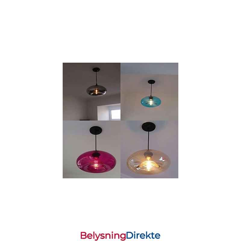 Moderne Karakteristisk Pendellampe Med 1 Lys Med Gjennomsiktig Skjerm