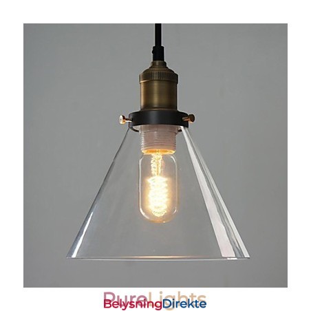 Tradisjonell Klassisk Vintage Bolle I Ministil Med Maleri I Metall Anhengslampe