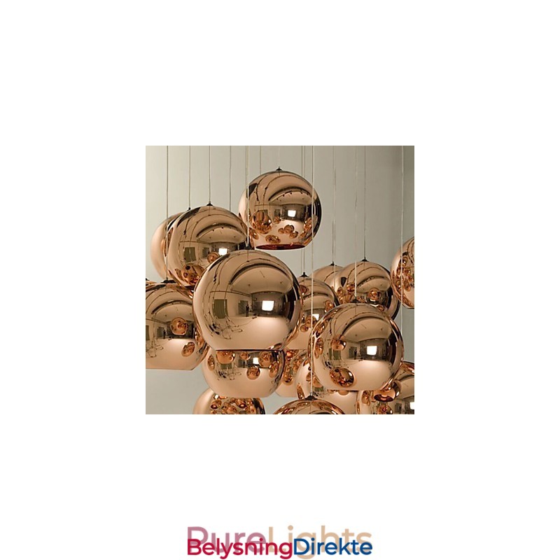 Kreativ Enkel Glass Nordisk Retro Galvaniseringskule Anhengslampe