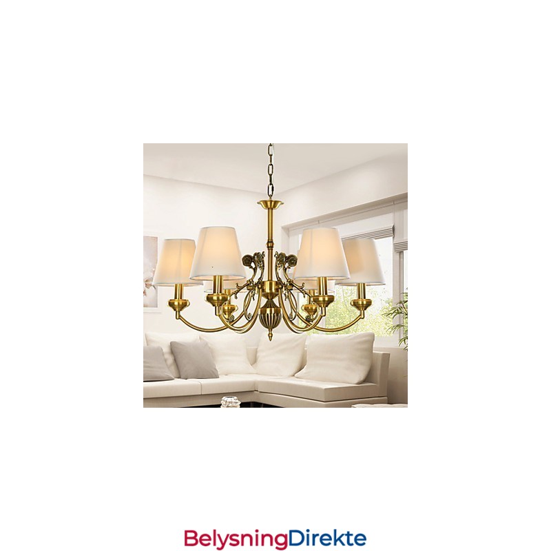 Ren Hvit Moderne, Samtidskunst Dekorativ Design Pendellampefamilie