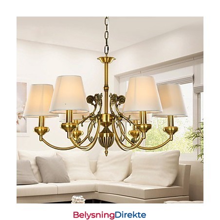 Ren Hvit Moderne, Samtidskunst Dekorativ Design Pendellampefamilie