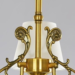 Ren Hvit Moderne, Samtidskunst Dekorativ Design Pendellampefamilie