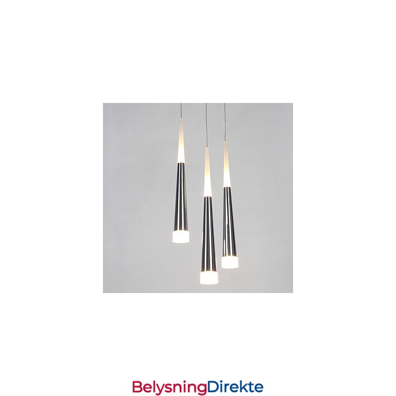 Trippel Pendellampe Moderne, Moderne, Spisestue, Barn, Metall, Rund Baldakin