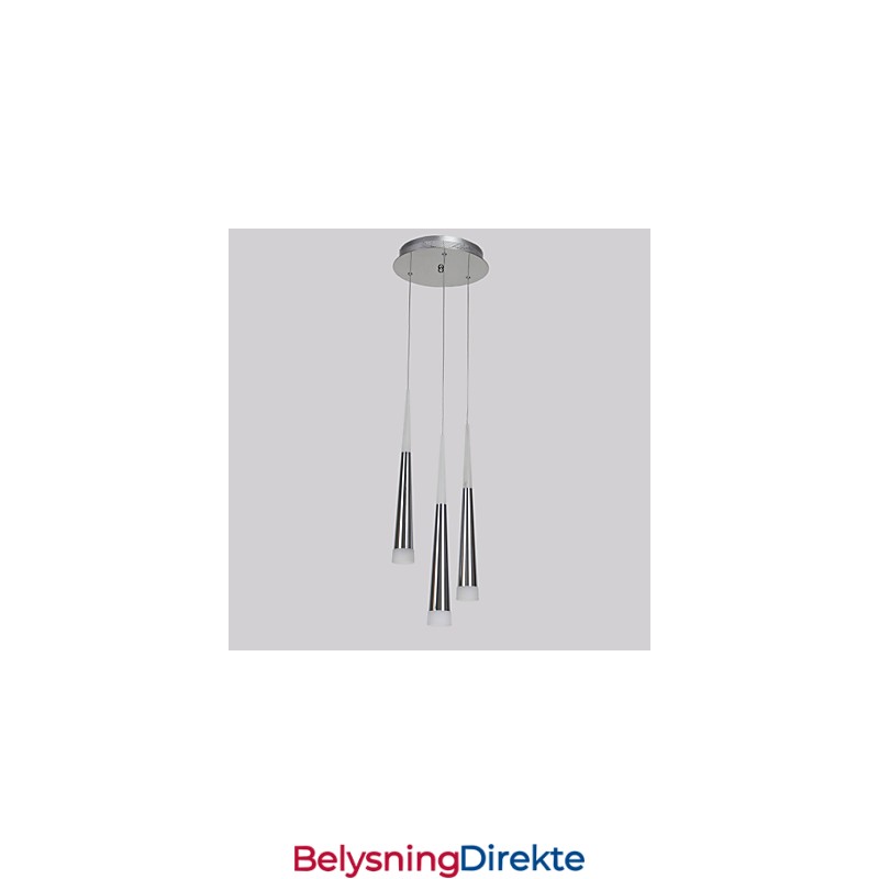 Trippel Pendellampe Moderne, Moderne, Spisestue, Barn, Metall, Rund Baldakin