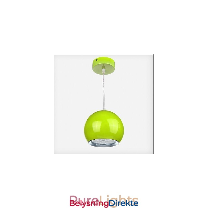 Moderne Og Moderne Globemaleri I Metall Med Pendellampe