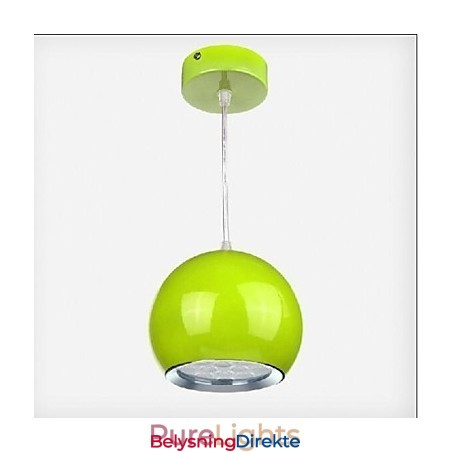 Moderne Og Moderne Globemaleri I Metall Med Pendellampe