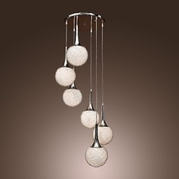 Moderne Samtids Globe Galvanisert Metall Innfelt Montering