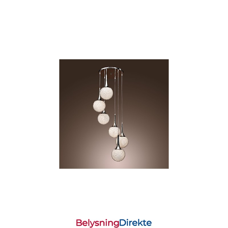 Moderne Samtids Globe Galvanisert Metall Innfelt Montering