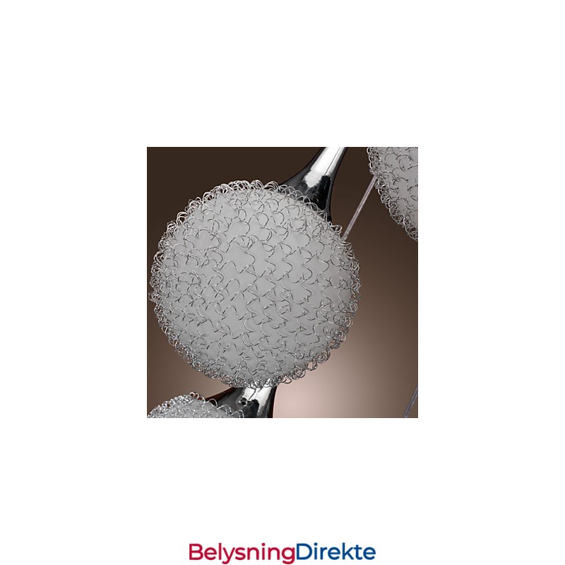 Moderne Samtids Globe Galvanisert Metall Innfelt Montering