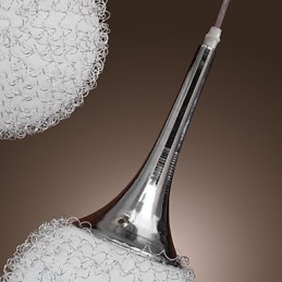 Moderne Samtids Globe Galvanisert Metall Innfelt Montering