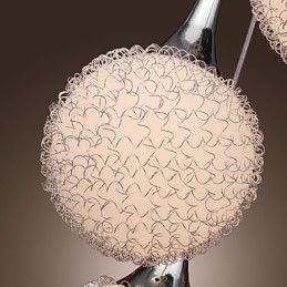 Moderne Samtids Globe Galvanisert Metall Innfelt Montering