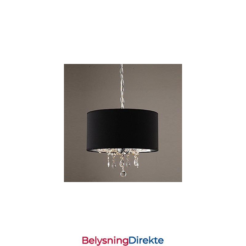 Moderne, Samtidskunstnerisk Trommekrystall I Mini-Stil I Krom