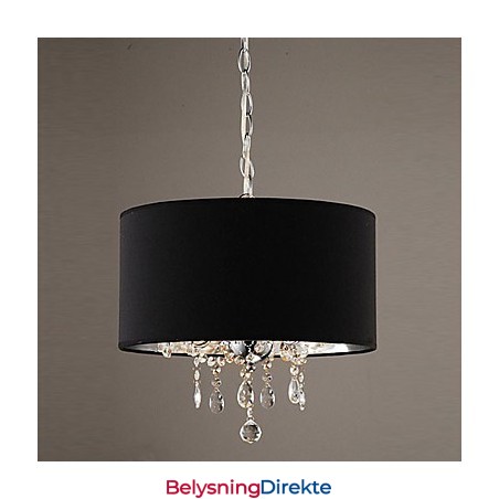 Moderne, Samtidskunstnerisk Trommekrystall I Mini-Stil I Krom