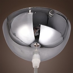 60 Moderne Samtidsstil Globe Galvanisert Metall Pendellampe