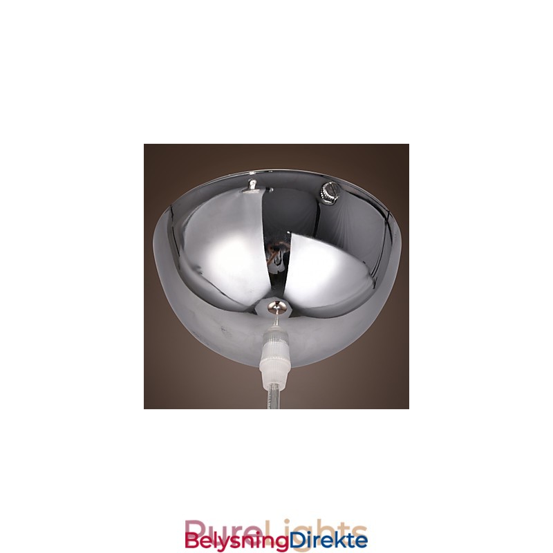 60 Moderne Samtidsstil Globe Galvanisert Metall Pendellampe