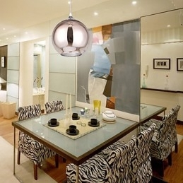 60 Moderne Samtidsstil Globe Galvanisert Metall Pendellampe