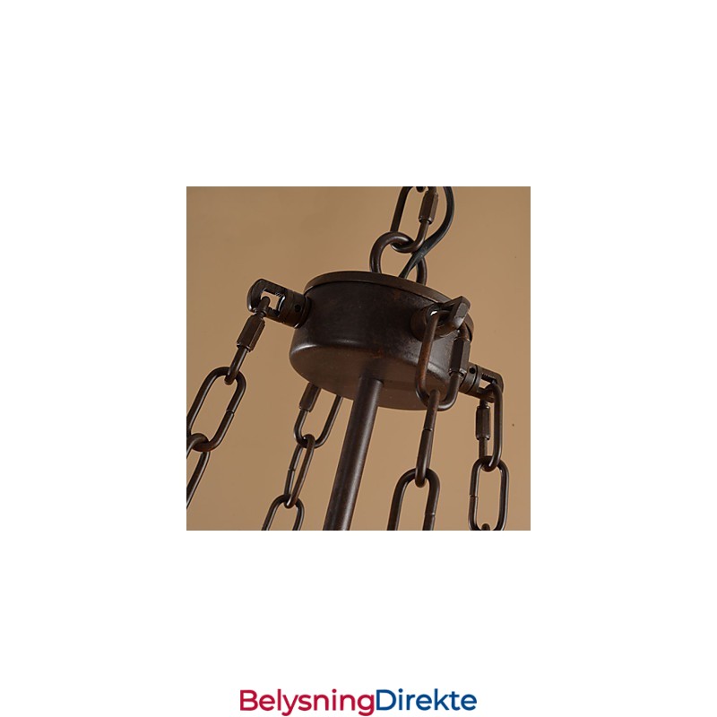 Retro Klassiske Metalltaklamper Enkle Pendellamper Kafependellampe