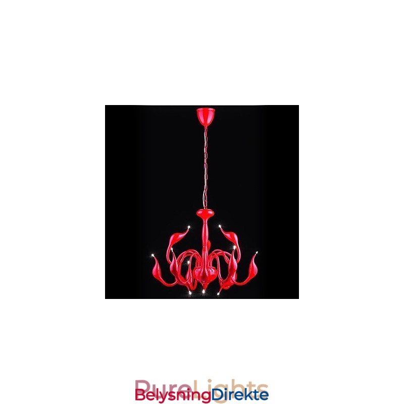 Moderne, Samtidskunstnerisk Lysekrone I Elektroplettert Metall