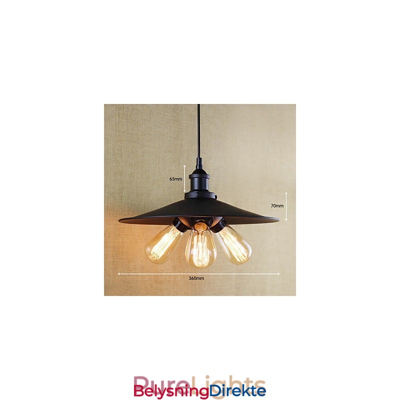 Pendellamper Tradisjonell Klassisk Vintage Retro Landlig Garasje Metall
