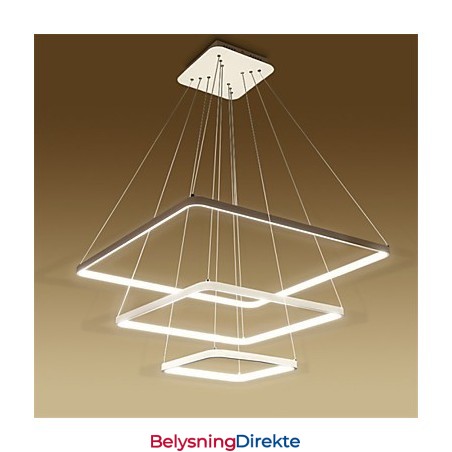 Moderne Design Pendellampe Med Tre Ringer