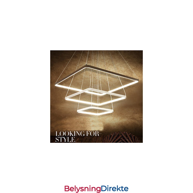 Moderne Design Pendellampe Med Tre Ringer