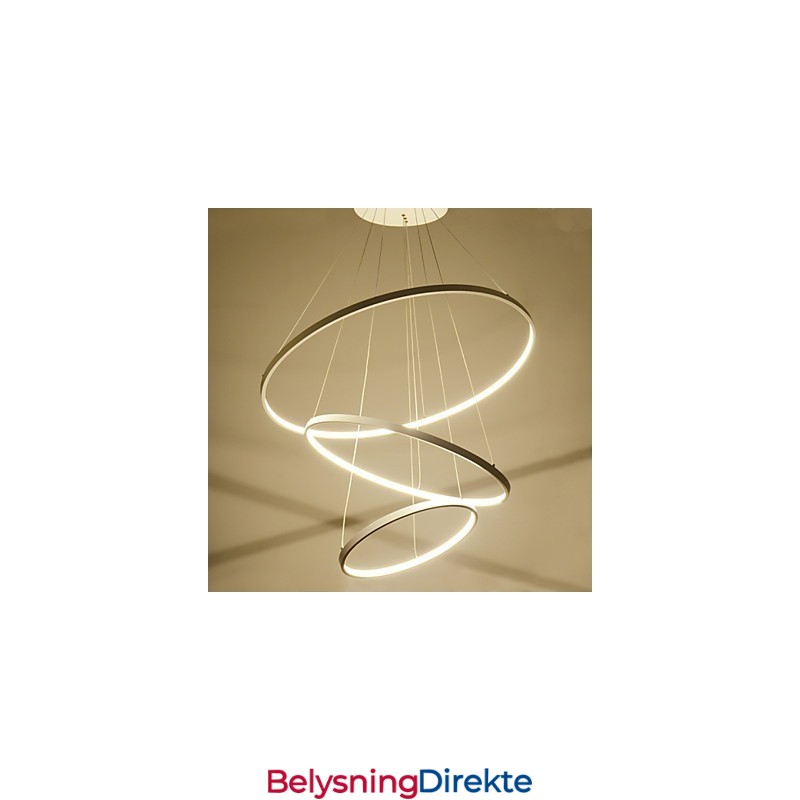 Moderne Design Pendellampe Med Tre Ringer