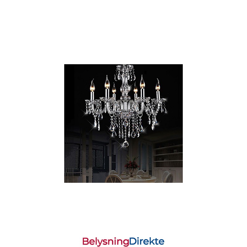 Tradisjonell Klassisk Vintage Krystall Galvanisert Krystalllysekrone