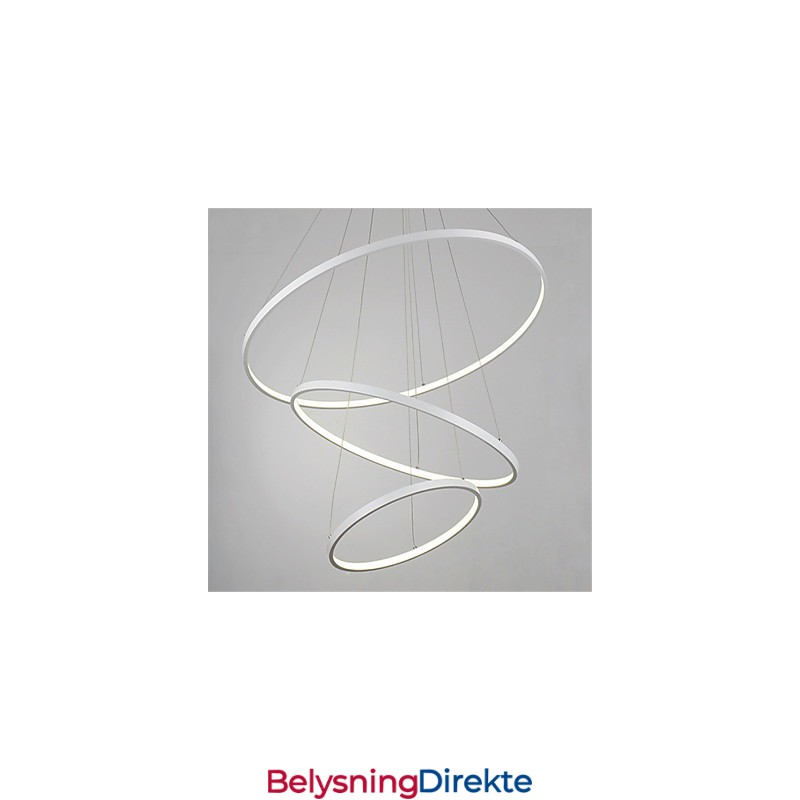 Moderne Design Pendellampe Med Tre Ringer