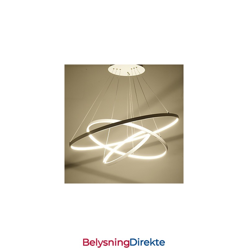 Moderne Design Pendellampe Med Tre Ringer