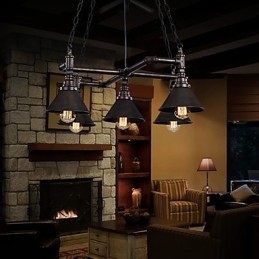 Retro Klassiske Metalltaklamper Enkle Pendellamper Kafependellampe