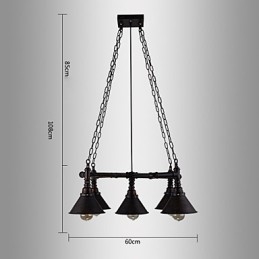 Retro Klassiske Metalltaklamper Enkle Pendellamper Kafependellampe