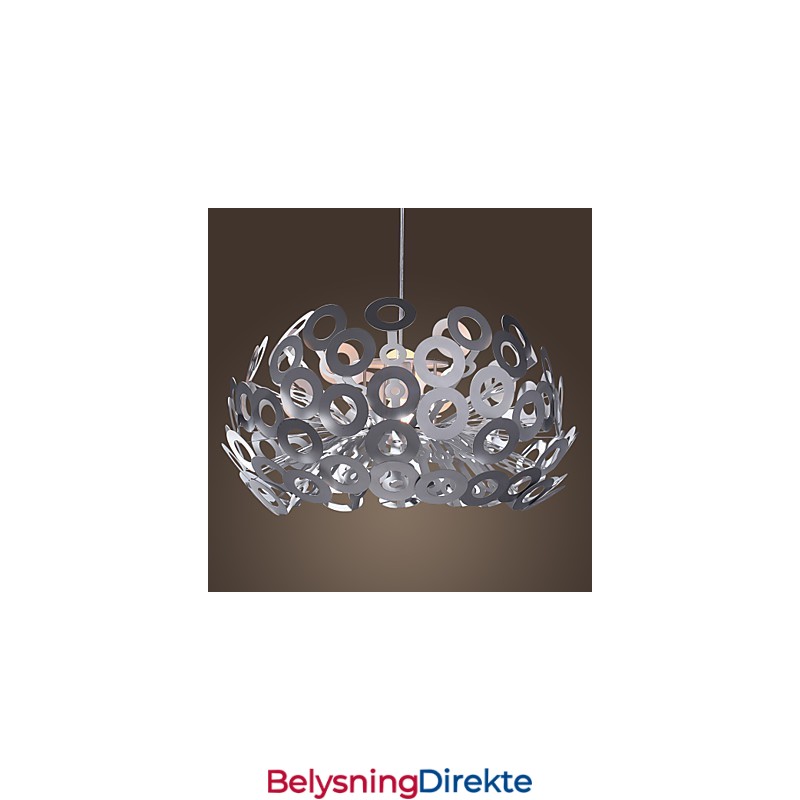 Moderne Pendellampe I Sirkelformet Lampeskjerm