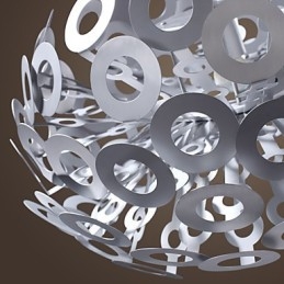 Moderne Pendellampe I Sirkelformet Lampeskjerm