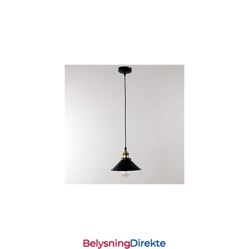 Tradisjonell Klassisk Retro-Pendellampe I Ministil Med Maleri